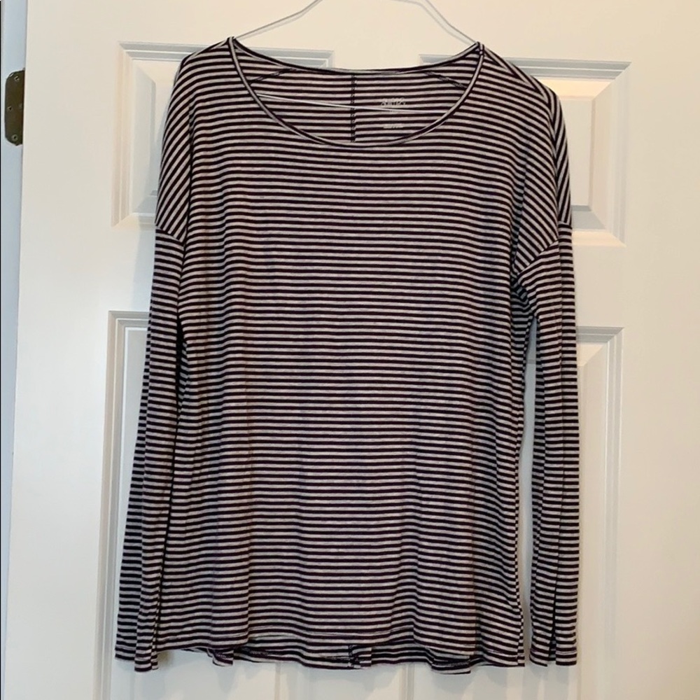 Ladies striped lounge top.